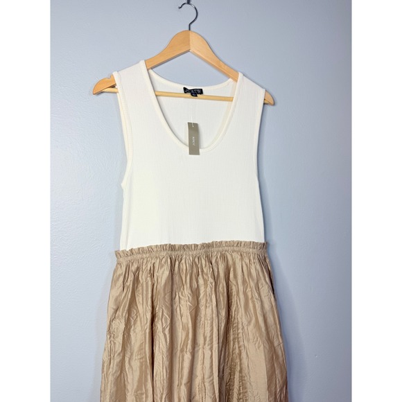 J.Crew Gathered-waist mixy dress Large NWT‎ - Picture 4 of 8